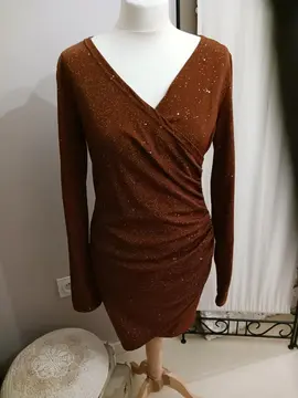 Robe pailletée XL