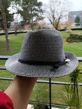 chapeau gris mixte taille unique comme neuf