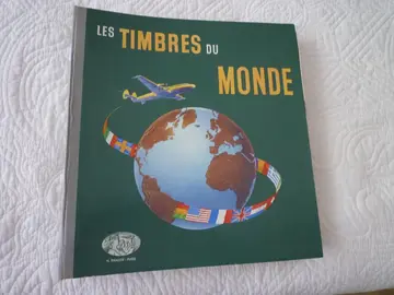 Vieil album de timbres