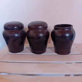 Pots en poterie