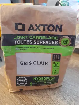 joint carrelage gris clair 1 kg