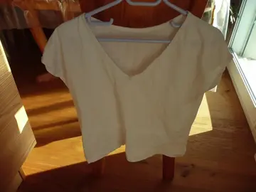 Tee shirt blanc court - Taille 38-40