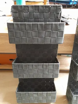 vide poche tressé à accrocher