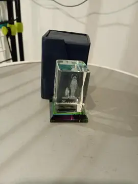 cube verre vierge Marie