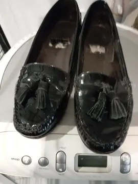 mocassin cuir vernis 38