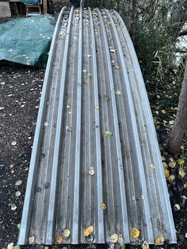 tole ondulée courbé