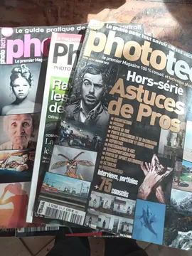 Lot 10 magazines photos et retouche