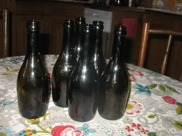 nouveau lot de 6 petites bouteilles vides