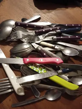 gros lot de couverts