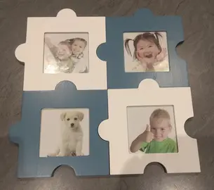 Petits cadres puzzles à repeindre