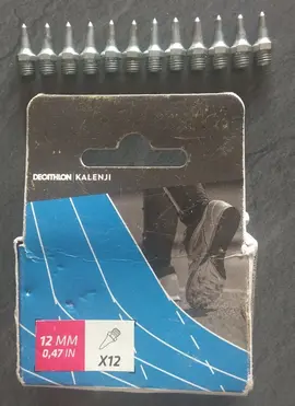 Pointes d'athlétisme 12mm - pour le cross