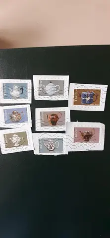 Timbres Théières 2018 oblitérés