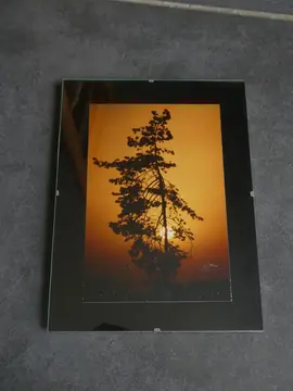 Sous verre avec photo