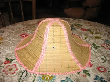 Chapeau de paille pliant