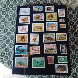 donne timbres annimaux 1lot part envoie