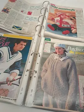 1 classeur modeles de tricot