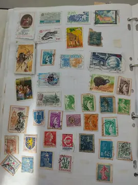 collection de timbres