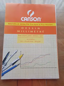 Papier millimétré Canson