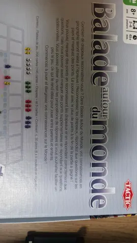 Jeu de société sur les drapeaux du monde