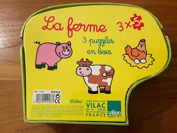 3 puzzles enfant