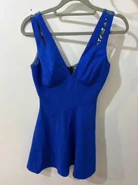 mini robe bleue électrique. Taille S. XS.