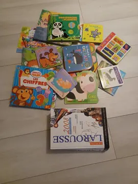 lot livres bébé + dictionnaire
