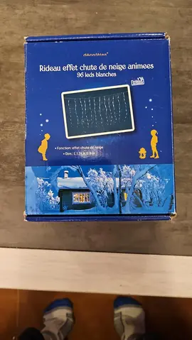 rideau lumineux deco de Noel