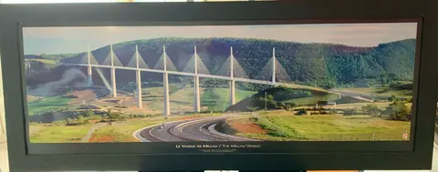 poster encadré Viaduc Millau