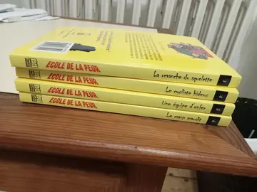 4 Livres Ecole de la Peur