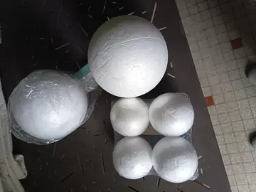 boules de polystyrène