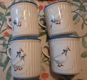 lot de 4mugs oie