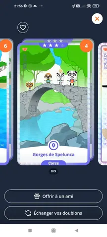 Carte WeWard 3 étoiles de Corse n° 8