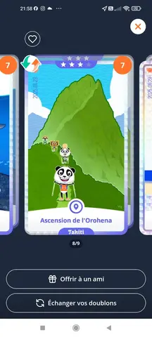 Carte WeWard 3 étoiles de Tahiti n° 8