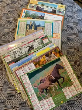 lot almanachs des PTT pour collectionneurs