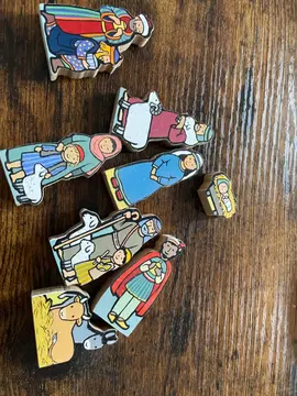 figurines en bois pour crèche