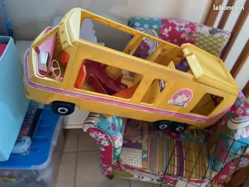 camping car Barbie vintage