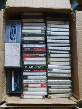 cassettes audio (environ 200)