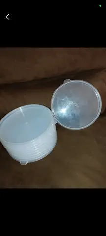 10 couvercles plastique