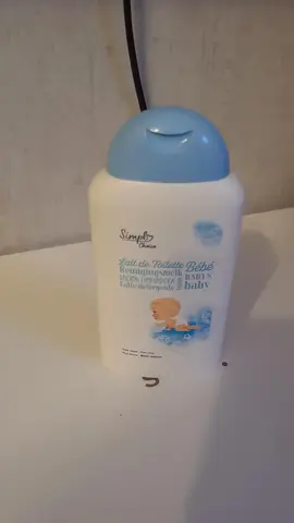 lait de toilette bébé