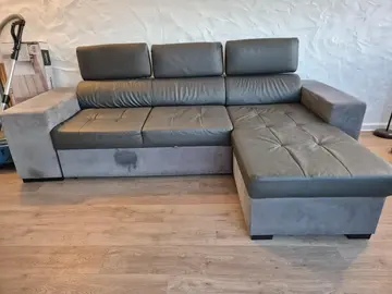 Canapé convertible avec meridienne