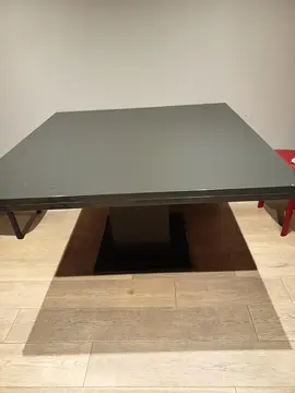 table gris laquée