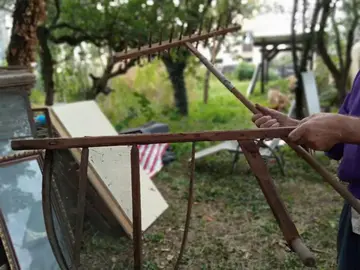 anciens outils de fenaison