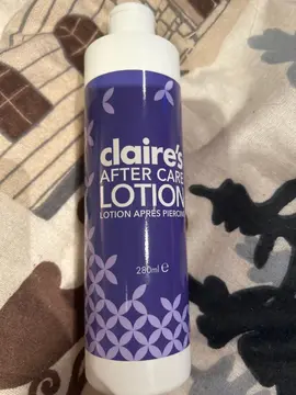 lotion après Percing