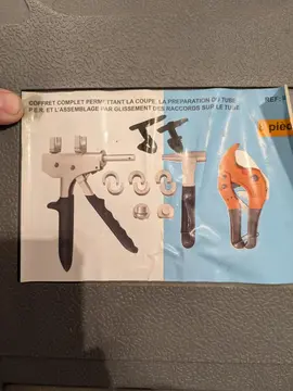 kit pour sertir canalisation plomberie PER
