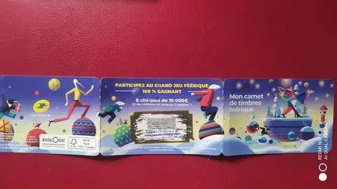 carnet timbres féérique