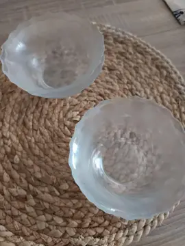 coupelles en verre