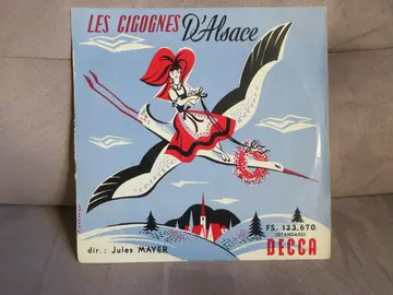 VINYLE 33Tours LP « Les cigognes d’Alsace »