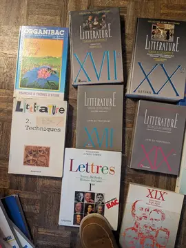 livres manuels littérature