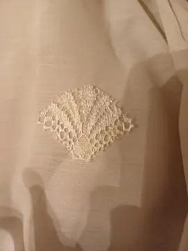 3 rideaux avec rubans fronceurs