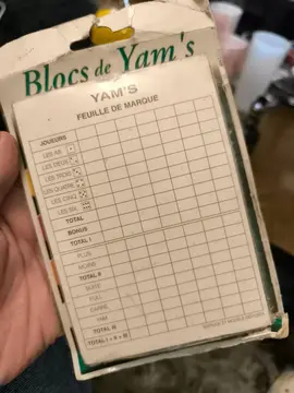 blocs de yam's